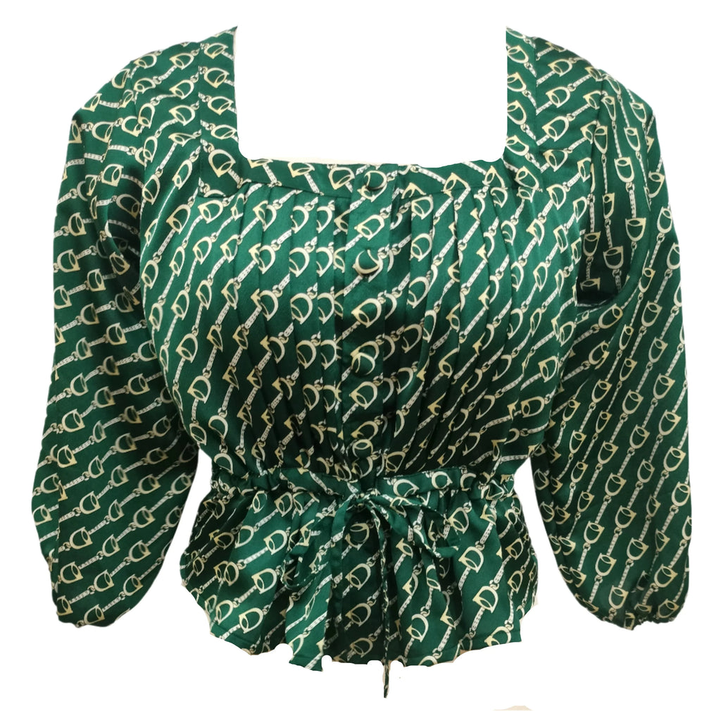 Stella Green Vintage Buttoned Blouse