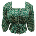 Stella Green Vintage Buttoned Blouse