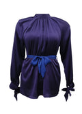 Sydney Purple Satin Top
