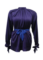 Sydney Purple Satin Top