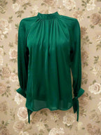 Sydney Green Satin Top