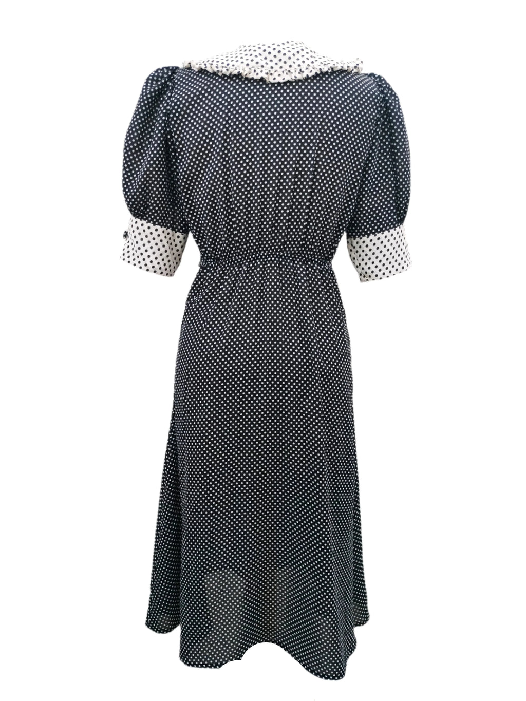 Lydia Black White Midi Dress