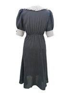 Lydia Black White Midi Dress