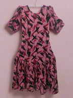 April Pink Midi Dress