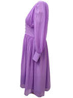 Shaukeen Purple Midi Dress