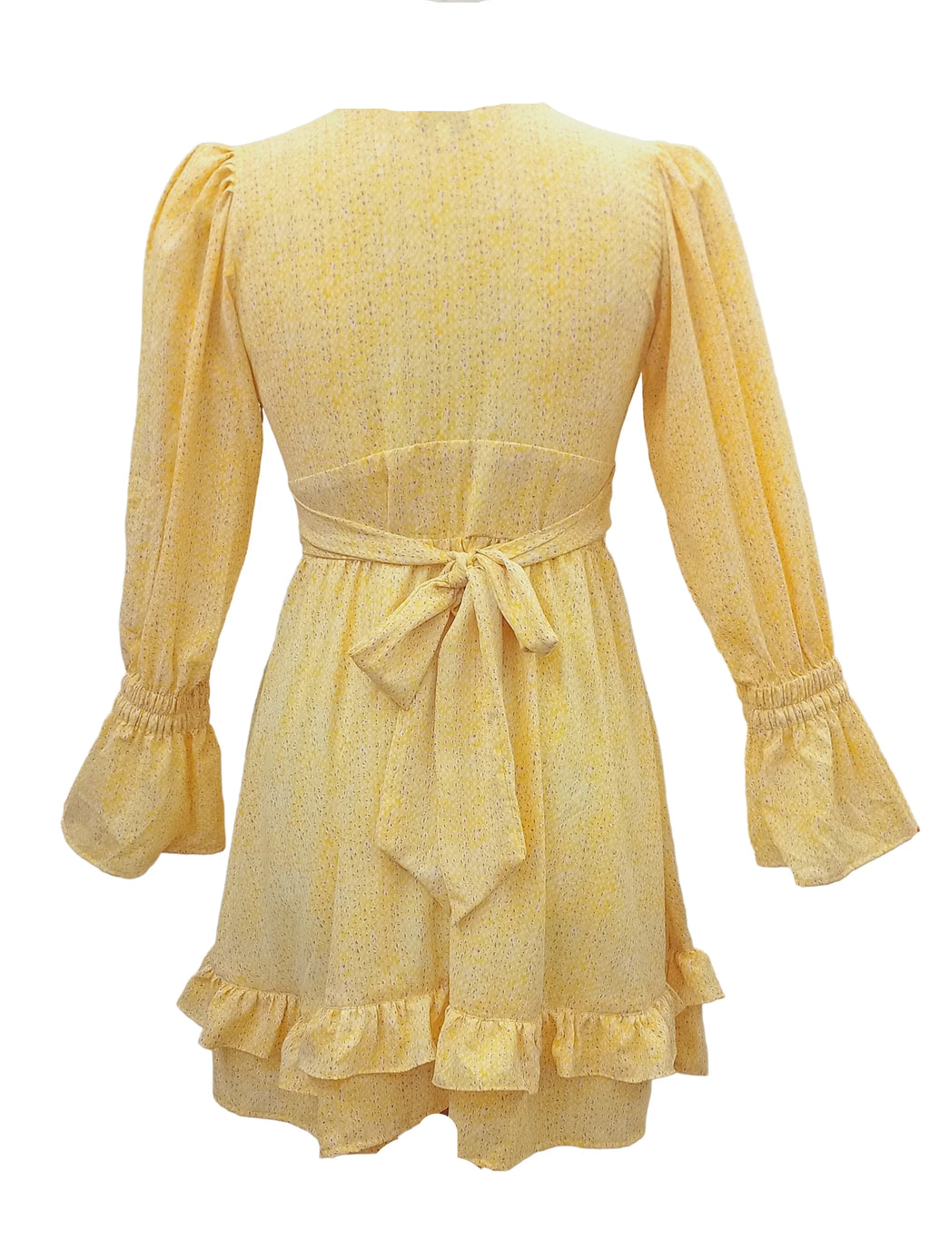 Blossom Yellow Mini Dress