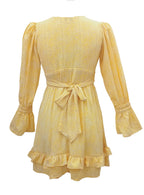 Blossom Yellow Mini Dress