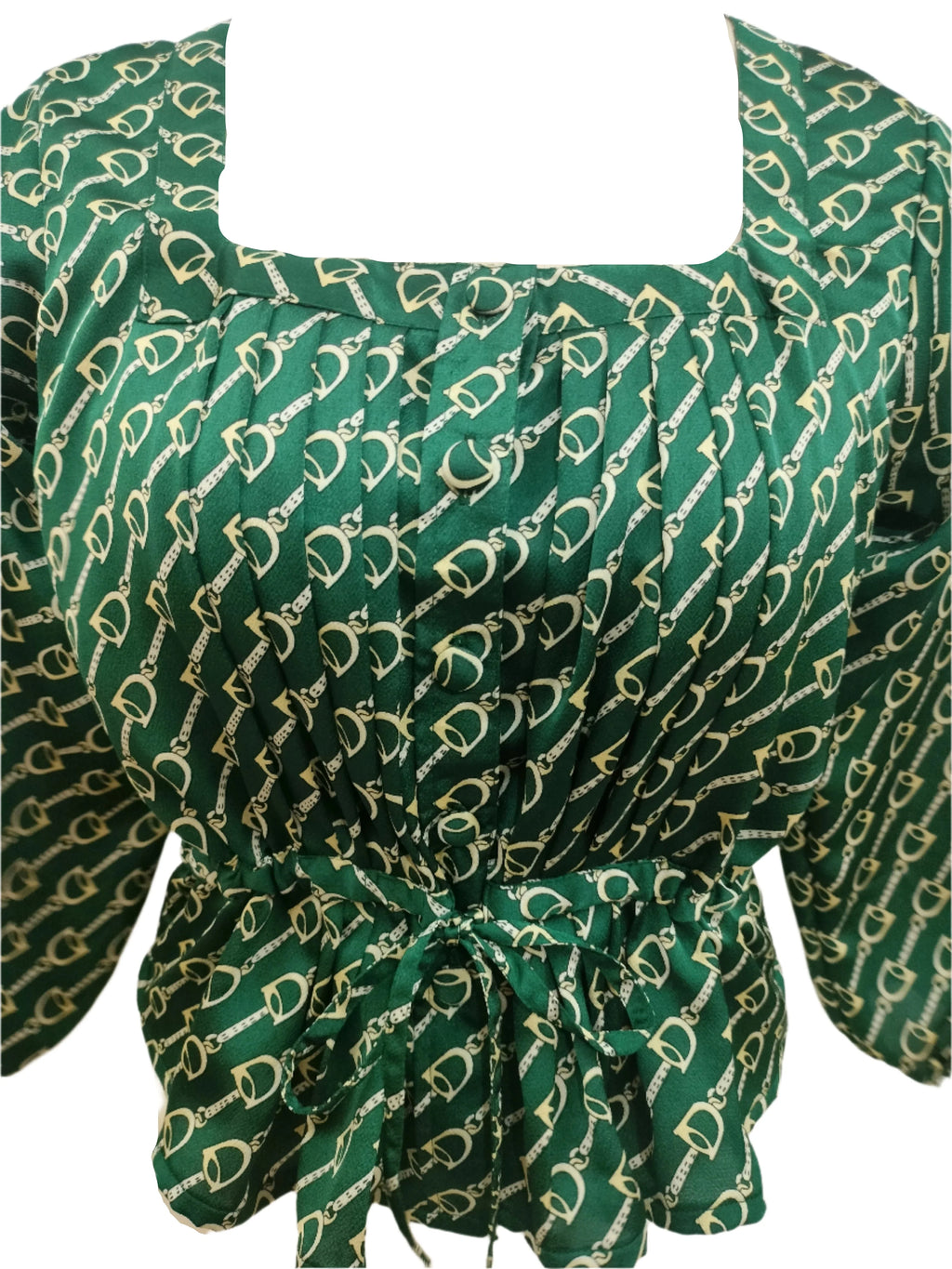 Stella Green Vintage Buttoned Blouse