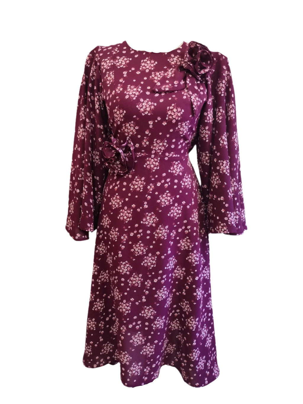 Freya brown printed midi dress
