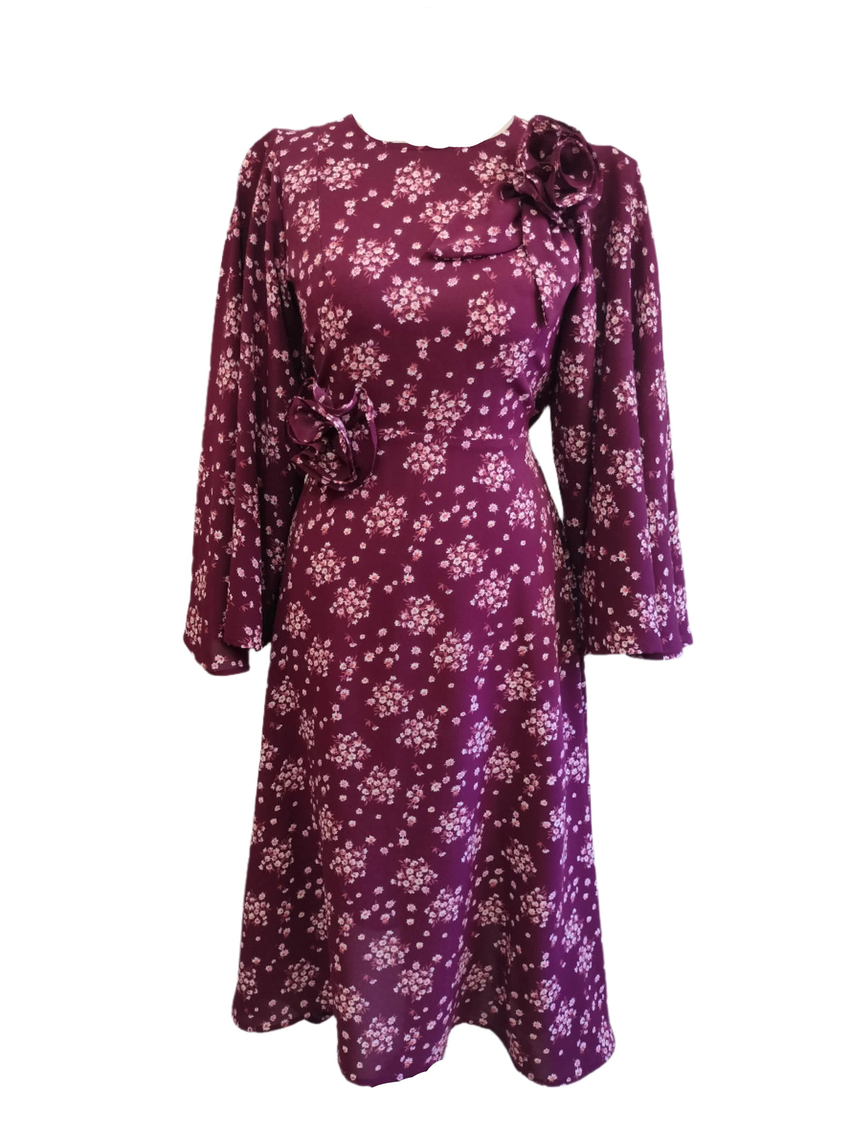 Freya brown printed midi dress