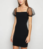 Agnes Black Mini Dress