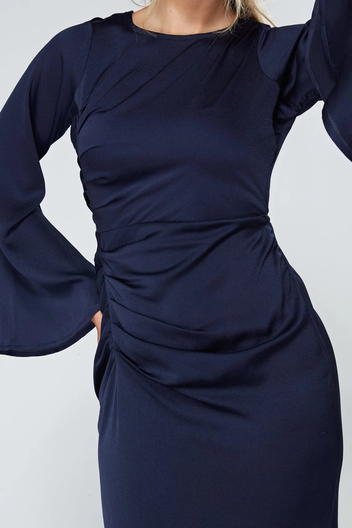 Malika Navy Maxi Dress