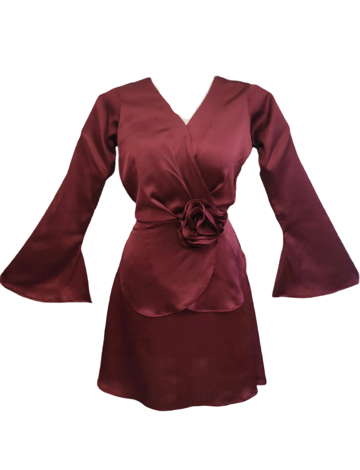 Hazel dark red top