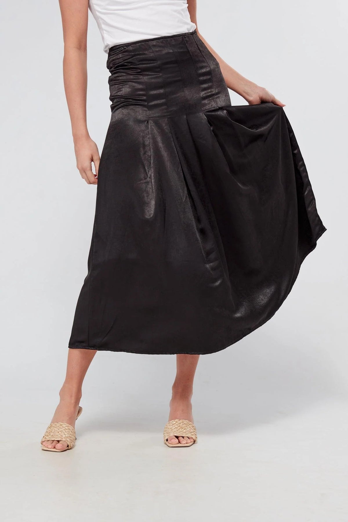Delphine Black Skirt