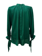 Sydney Green Satin Top