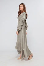 Charlize Grey Maxi Dress