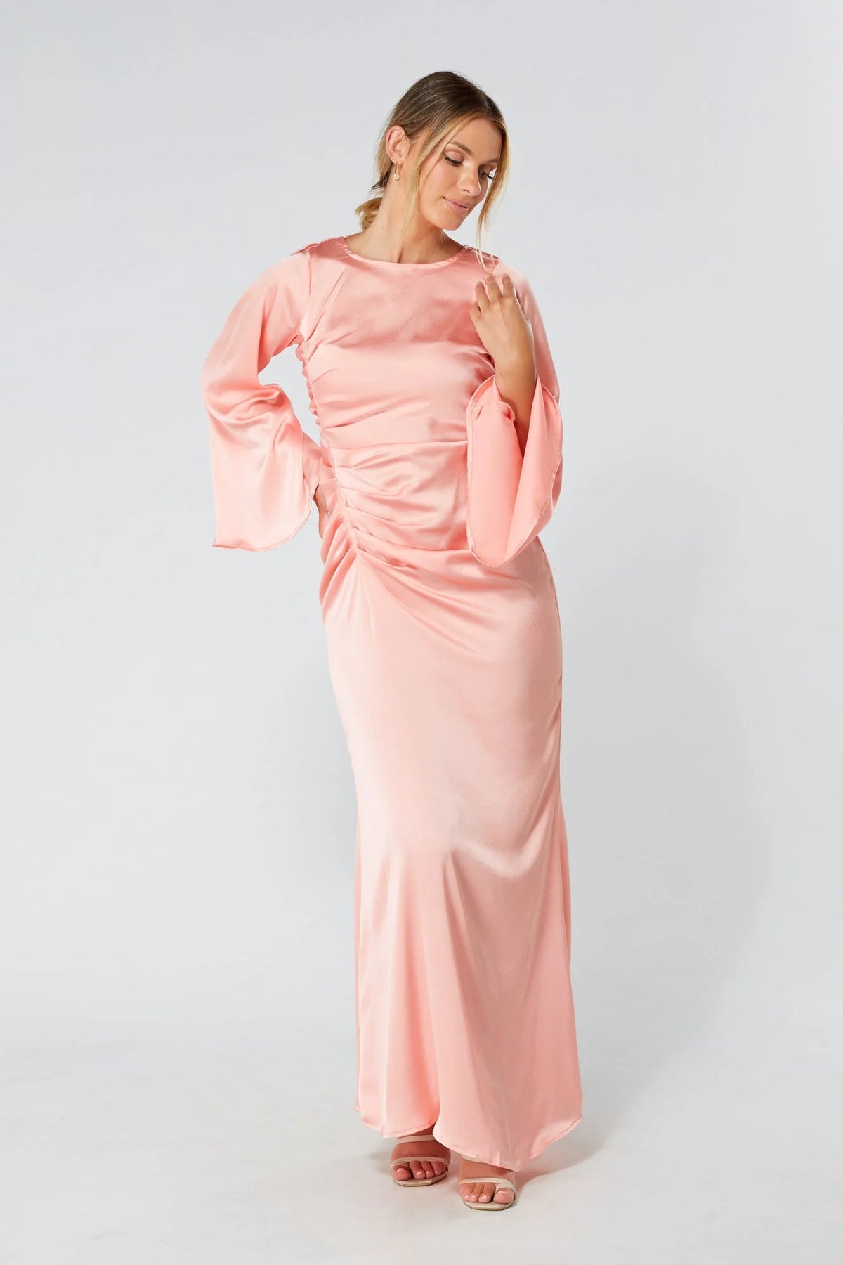 Malika Blush Maxi Dress