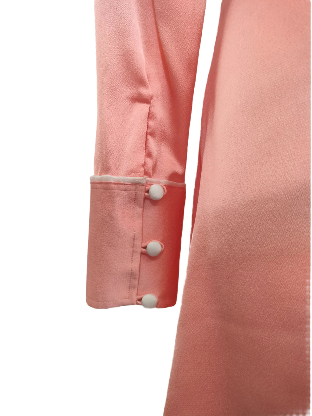Jane blush pink top with oversized bow