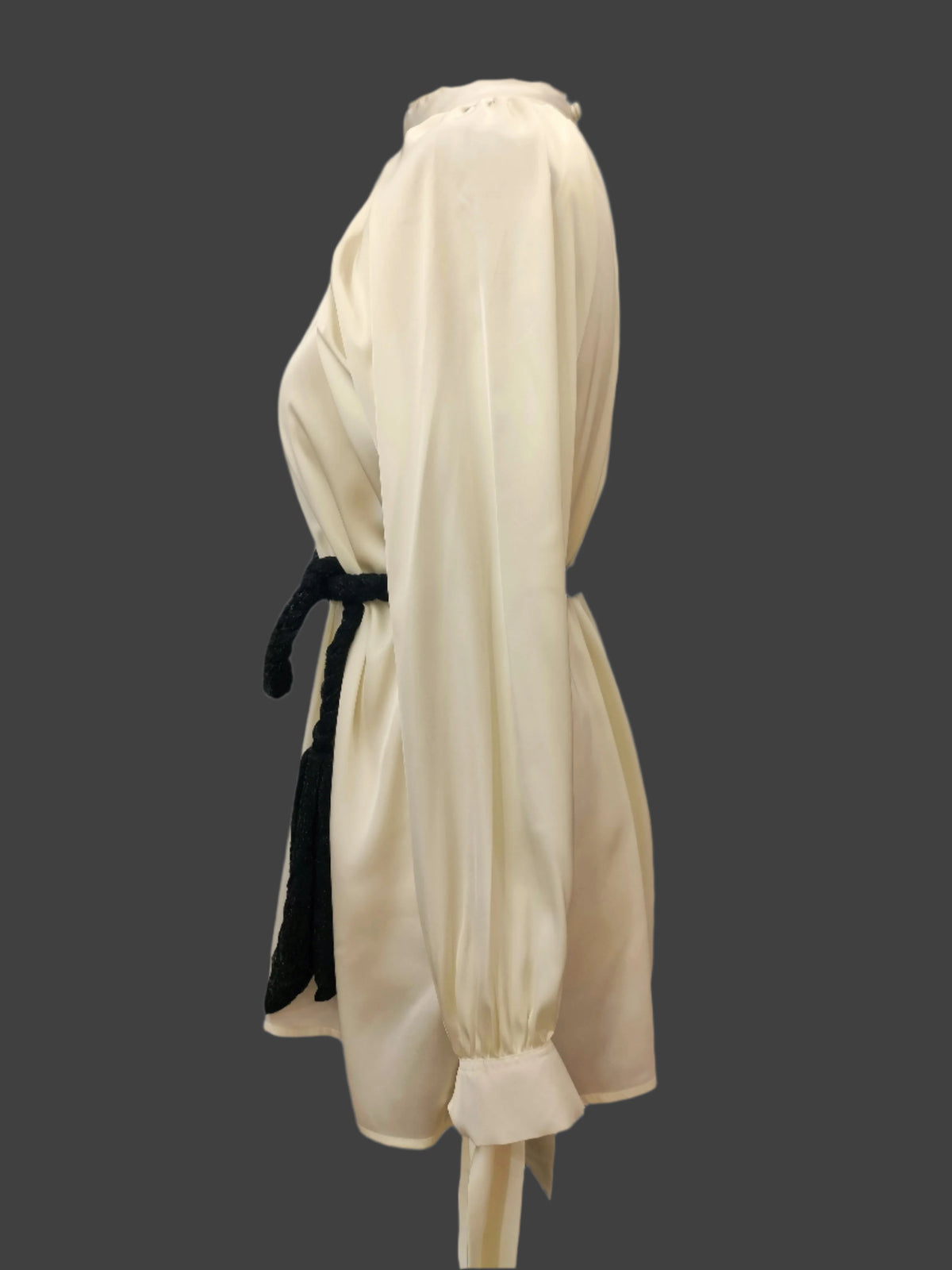 Sydney Off White Satin Top