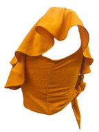 Dream Yellow Crop Top Wide Pants