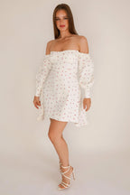 Lily off The Shoulder Floral Mini Dress