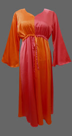 Renee Pink Orange Midaxi Dress