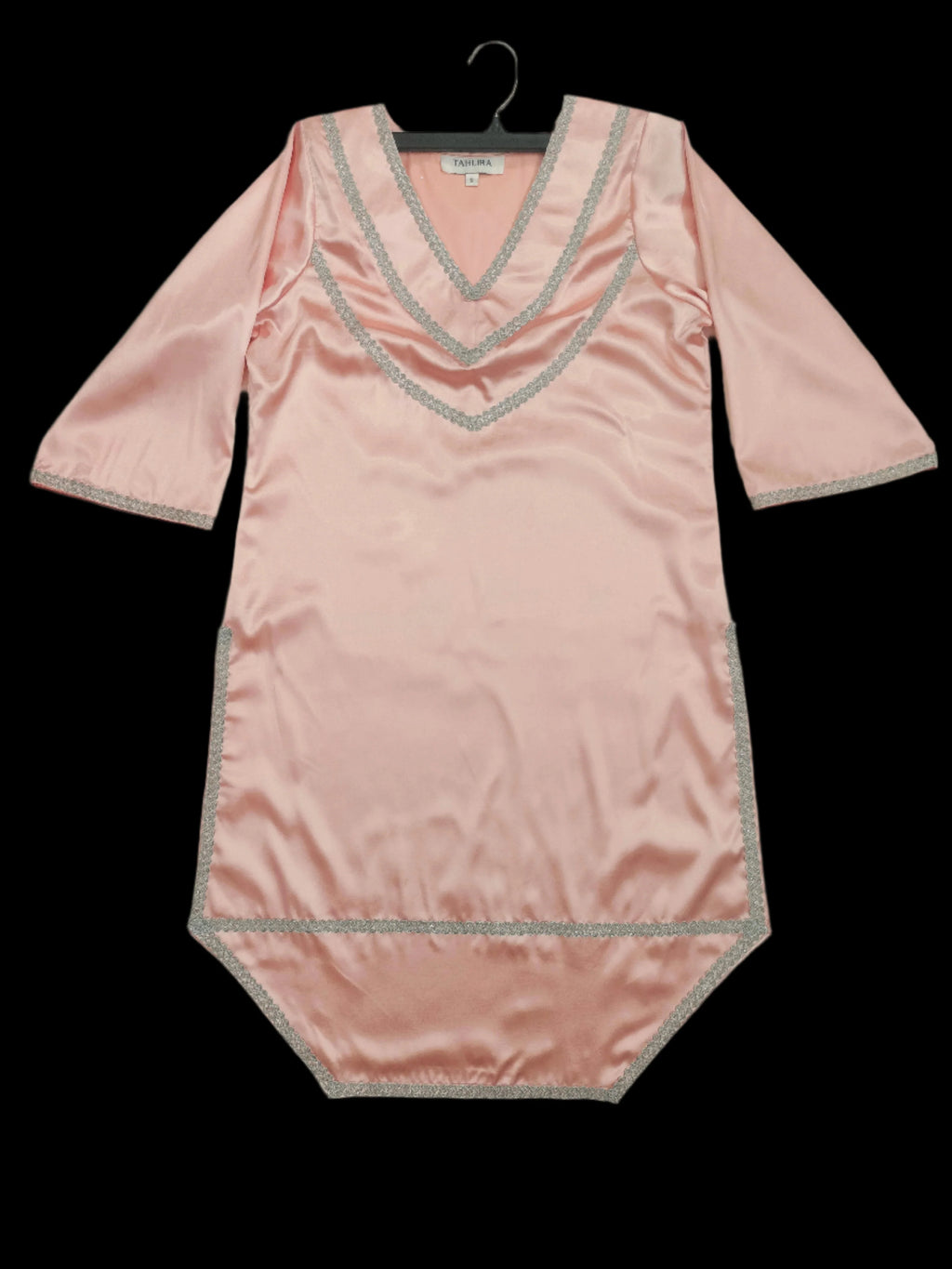 Maha Pink Premium Satin Kameez