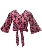 Nancy Printed Crop Top