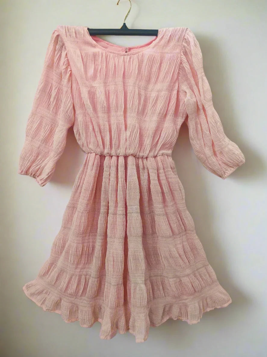 Rosie pink mini dress