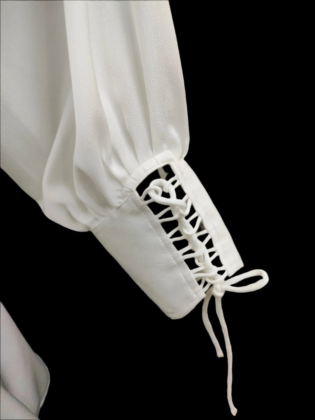 Eloise White Satin Top