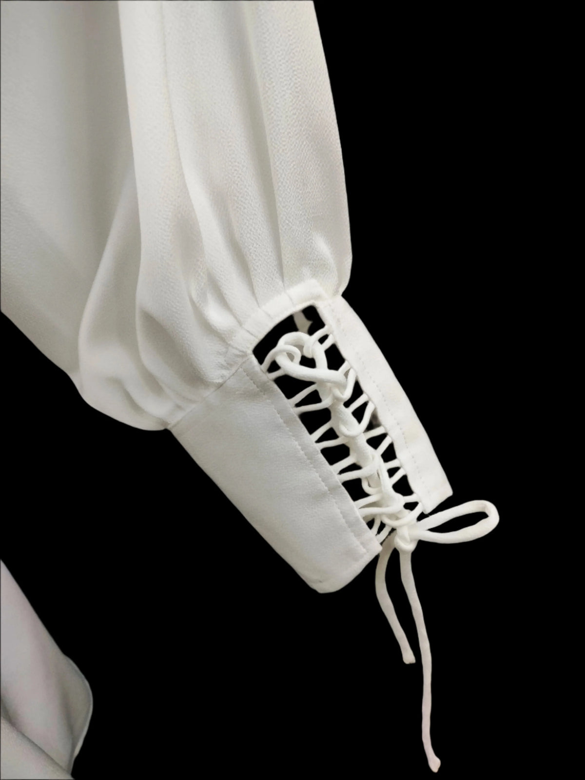 Eloise White Satin Top