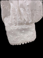 May White Puff Sleeves Kurti