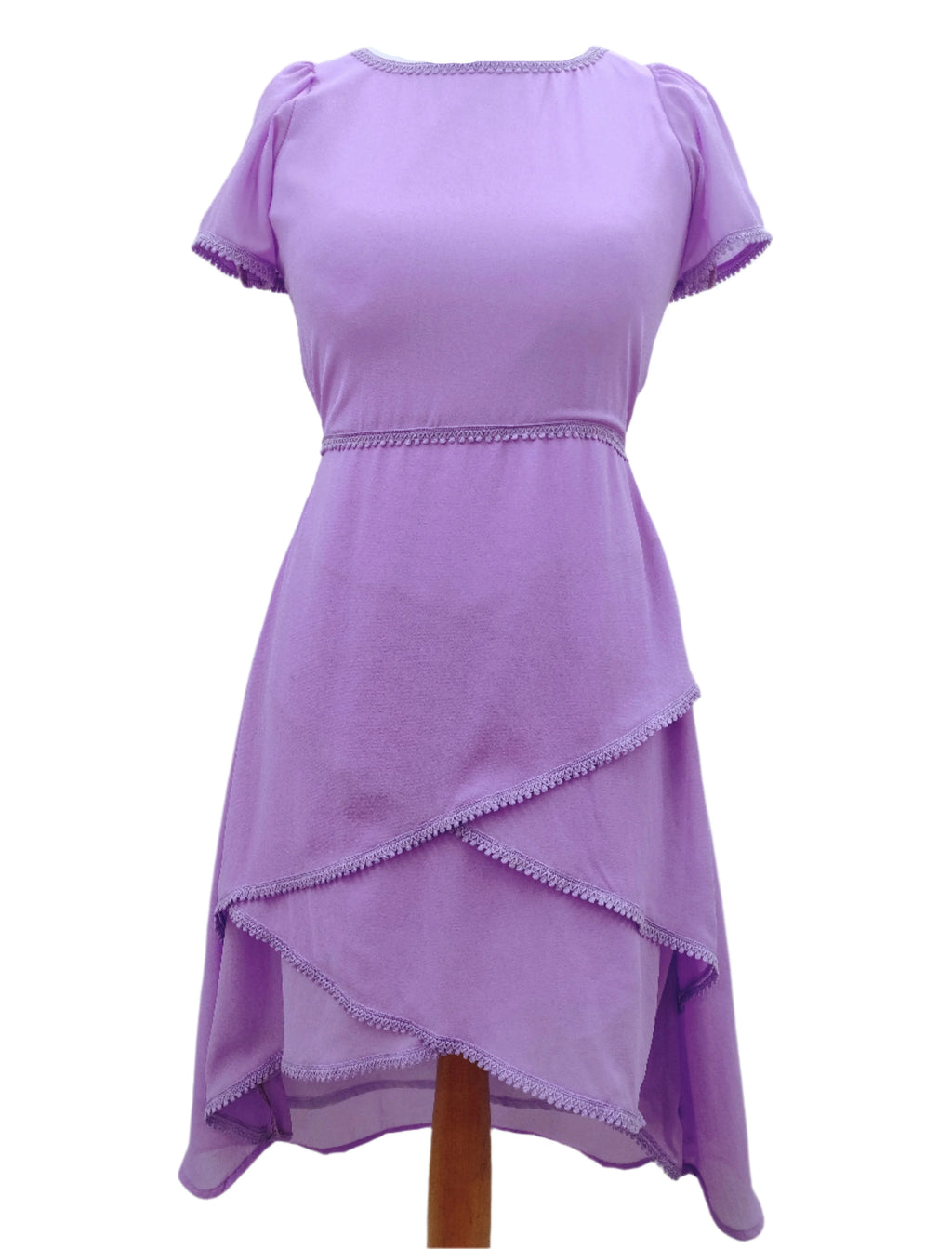 Madeline Purple Midi Dress
