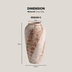 Currey Ceramic Decorative Vase
