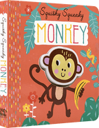 Squishy Squeaky Book - Monkey
